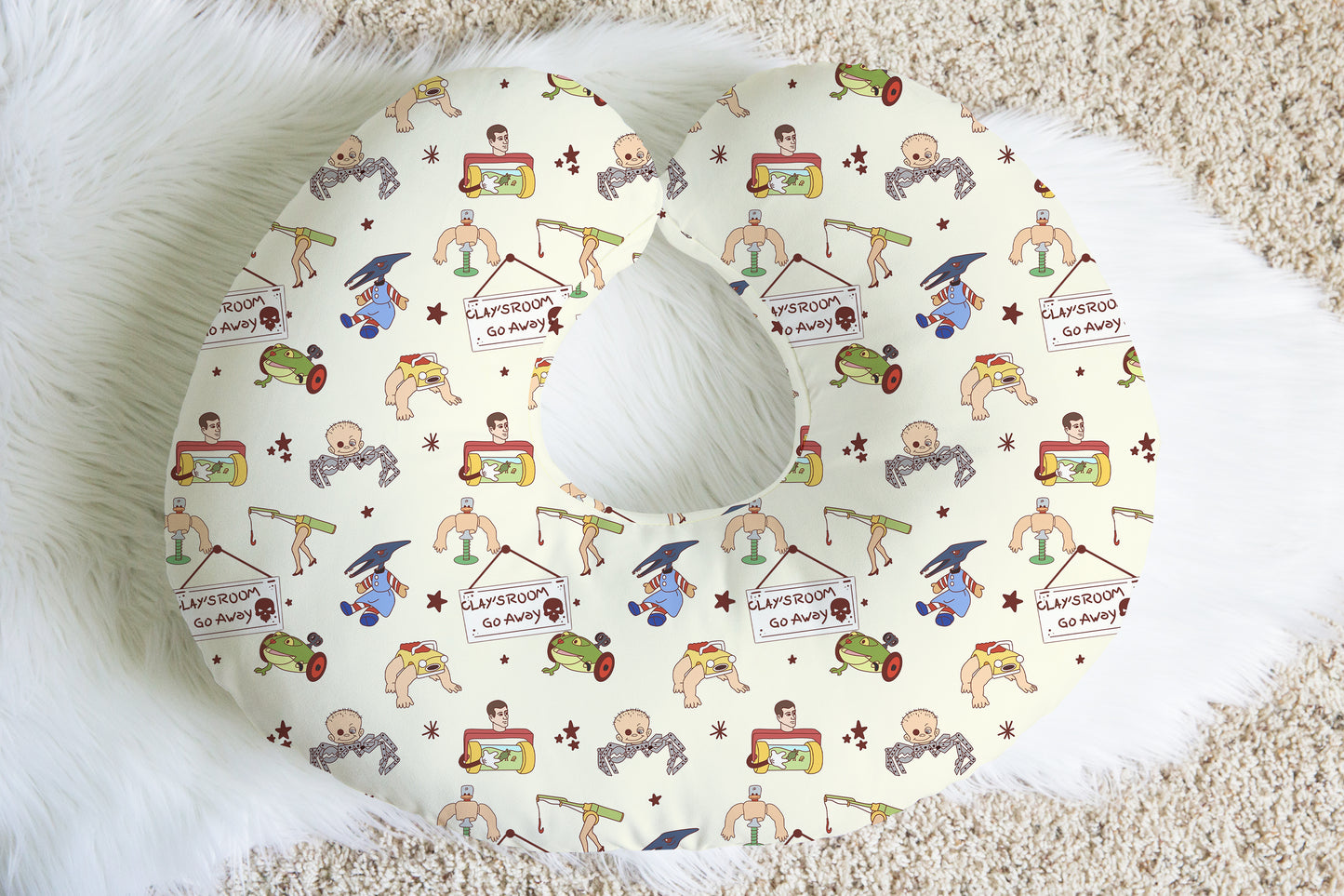 Sids Room Personalized Name Nursing Pillow Cover