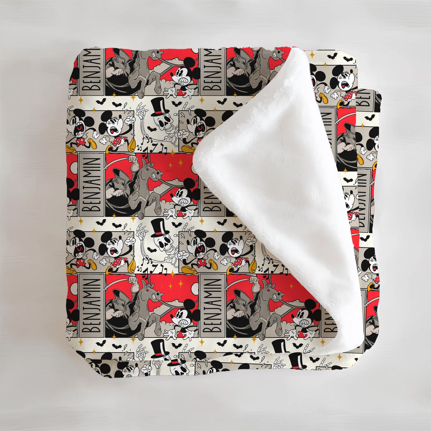 Don't Lose Your Head Halloween Personalized Minky Blanket