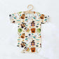 Boo Buckets Halloween Personalized Name Baby Bodysuit
