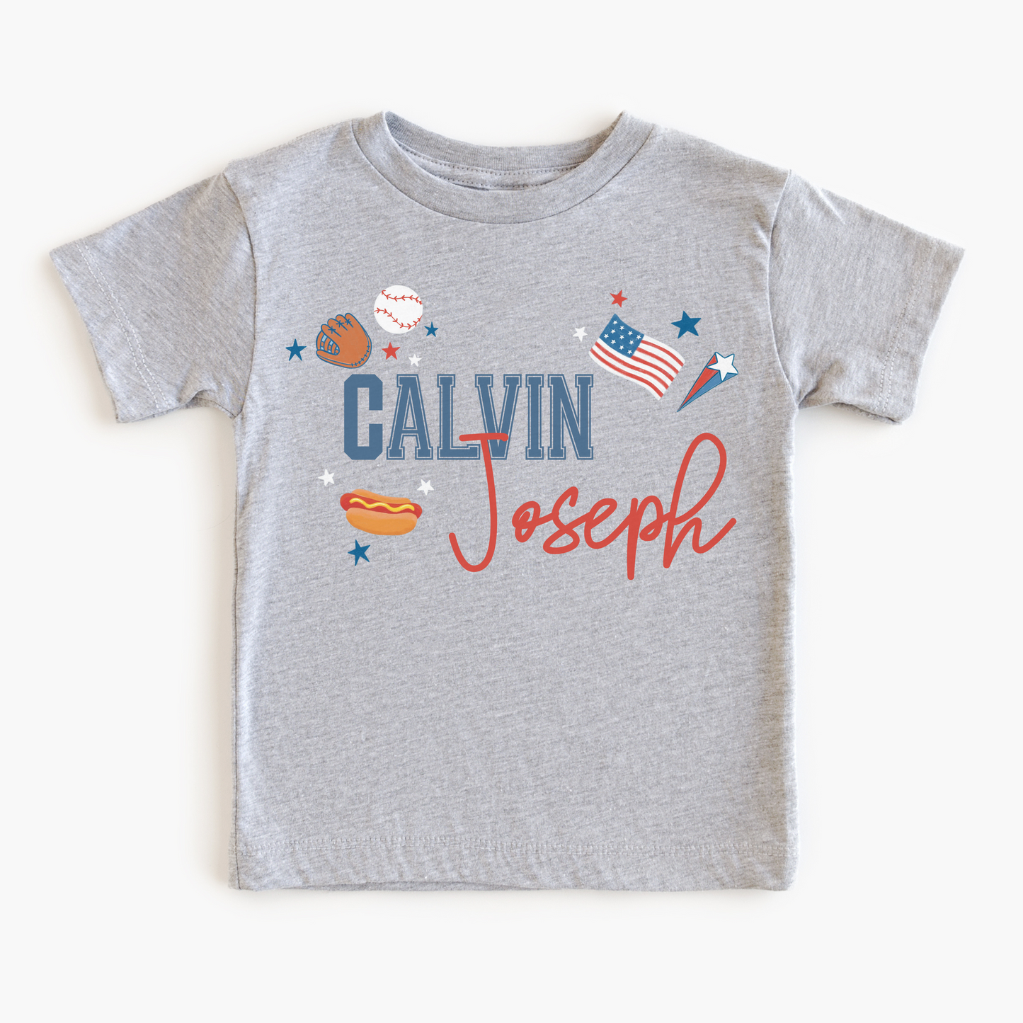 Take Me Out To The Ballgame Personalized Kids Graphic Tee  | Multiple Colorways