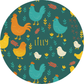 Cluck & Bloom Personalized Name Baby Bodysuit