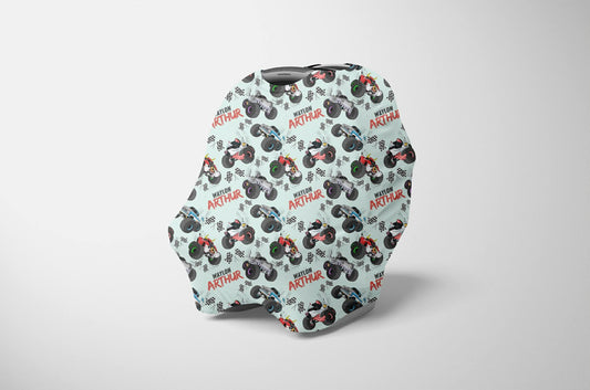 Monster Trucks Personalized Multi Use Cover