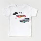 Let's Race Personalized Kids Graphic Tee  | Multiple Colorways