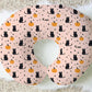 Purr-anormal Activity Halloween Personalized Baby Name Nursing Pillow Cover