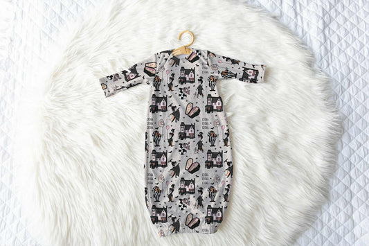 Say My Name 3X Halloween Personalized Name Infant Gown