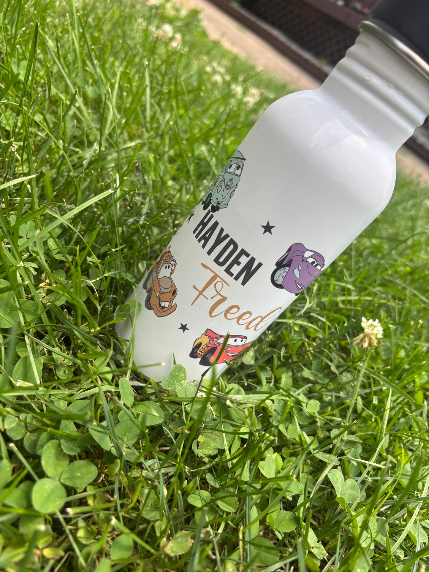 Mater & Friends Personalized Kids Water Bottle