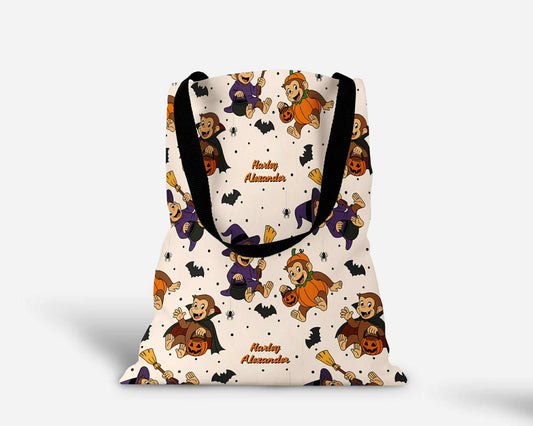 Monkey-Ween Halloween Oversized Trick Or Treat Bag