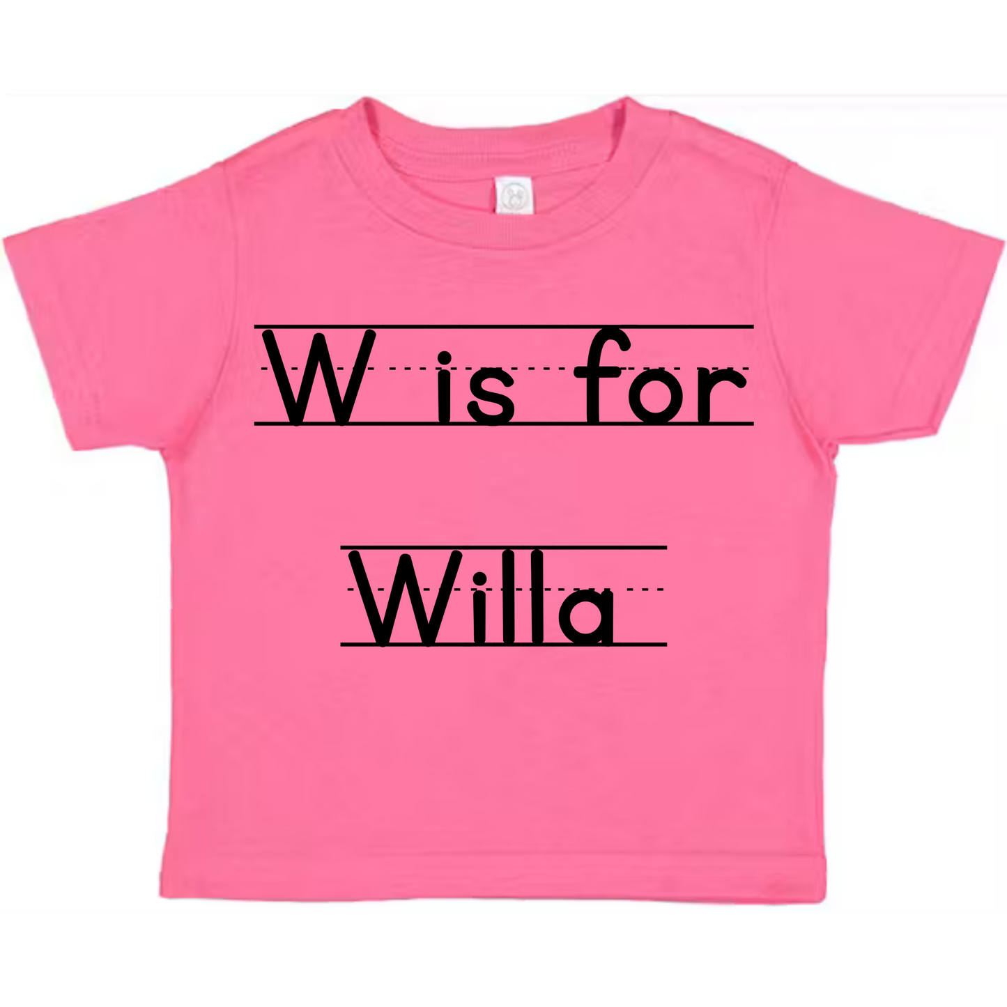Back To School Personalized My Name Kids Graphic Tee  | Multiple Colorways