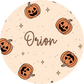 Pumpkin Personalized Halloween Oversized Trick Or Treat Bag