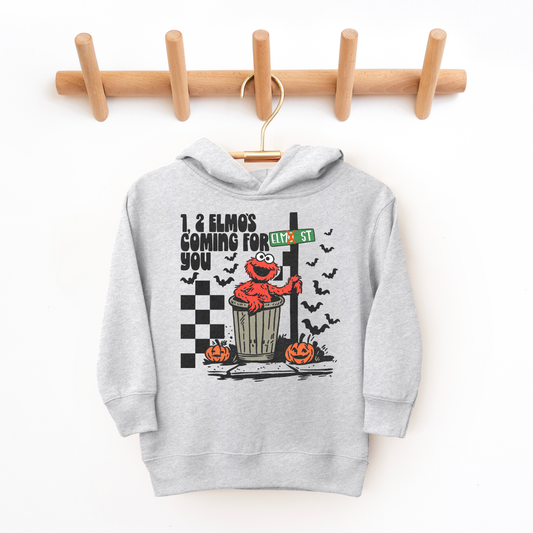 Elmo Street Halloween Toddler Hoodie | Multiple Colorways