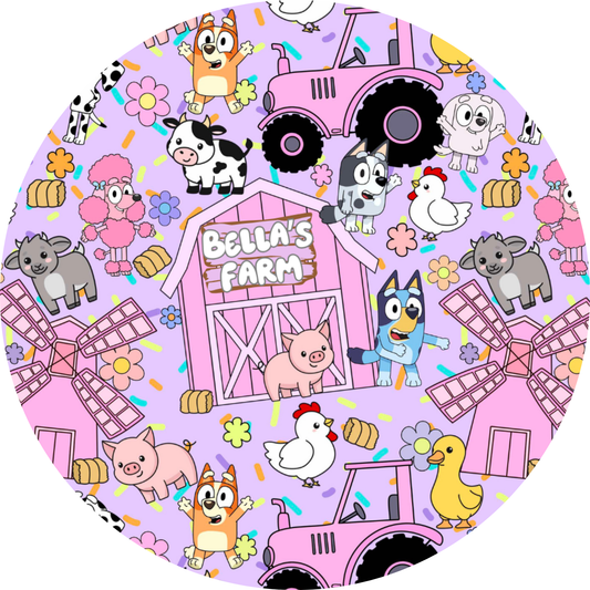 Farm Buddies Dog Pet Bandana | Pink