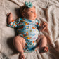 Snoozy Street Personalized Name Baby Bodysuit