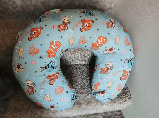 Keep Swimming Personalized Name Nursing Pillow Cover