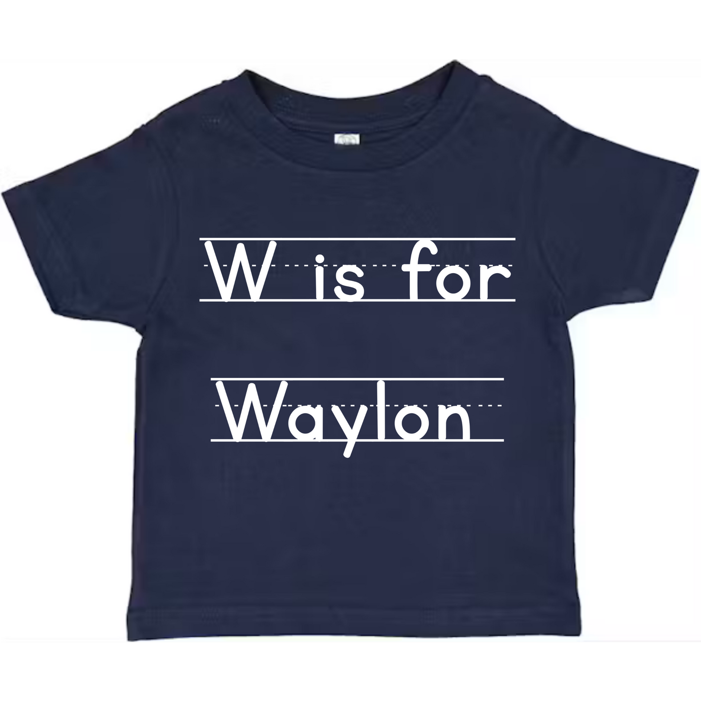 Back To School Personalized My Name Kids Graphic Tee  | Multiple Colorways