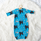 Upload Your Pet! Personalized Infant Gown with Custom Pet Cartoon & Name
