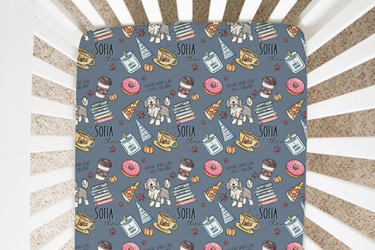 Gilmore Girl Personalized Crib Sheet
