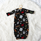 Green Thumb Personalized Name Infant Gown
