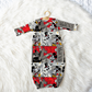 Don't Lose Your Head Halloween Personalized Name Infant Gown