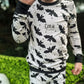 Feelin Batty Halloween Long Sleeve Jersey Jams – Two-Piece Loungewear Set