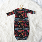 Lets Race Personalized Name Infant Gown
