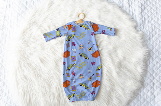 Besties Personalized Name Infant Gown