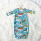 Snoozy Street Personalized Name Infant Gown