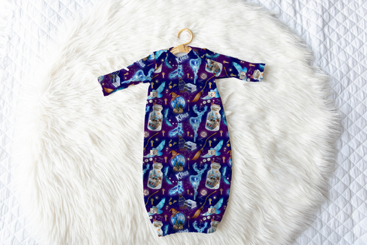 Wizarding World Personalized Name Infant Gown