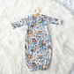 Wackadoo Party Personalized Name Infant Gown