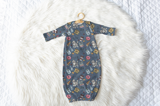 Gilmore Girl Personalized Name Infant Gown