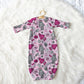 Scary Cute Halloween Personalized Name Infant Gown
