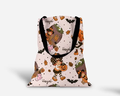 Autumn Stroll Halloween Oversized Trick Or Treat Bag