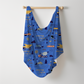 Boy Construction Personalized Name Swaddle