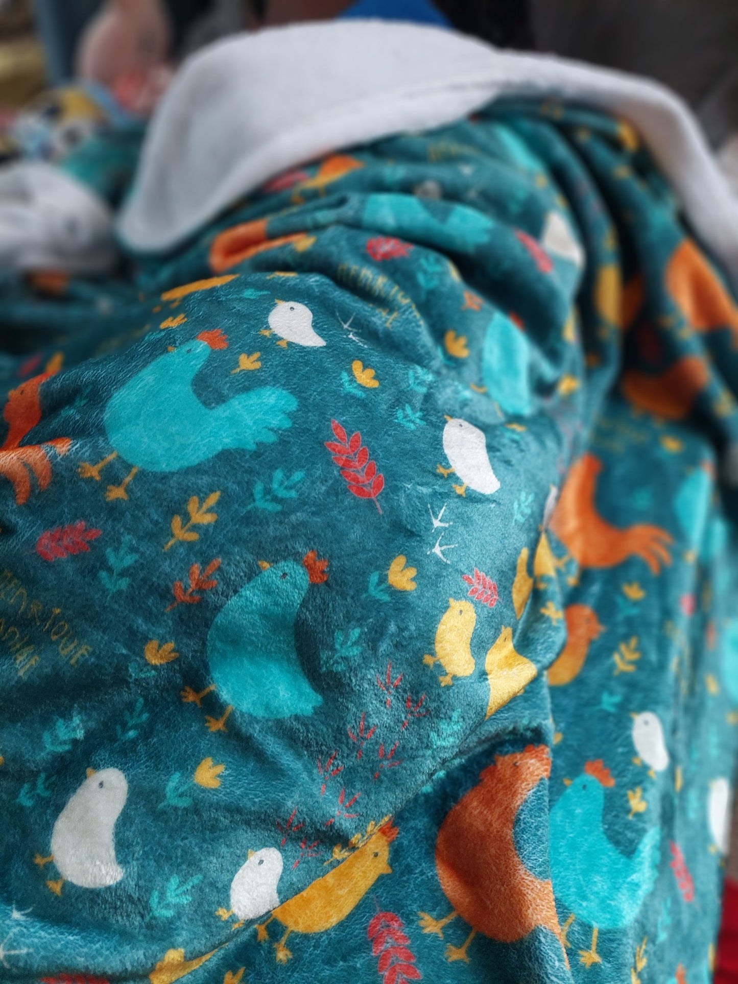 Cluck & Bloom Personalized Minky Blanket