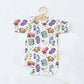 Mater & Friends Personalized Name Baby Bodysuit