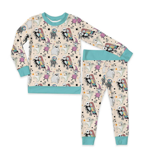 This Is Halloween! Halloween Long Sleeve Jersey Jams – Two-Piece Loungewear Set