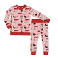 Puppy Love Pink Personalized Jersey Jams – Two-Piece Loungewear Set