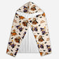 Monkey-Ween Halloween Personalized Hooded Towel