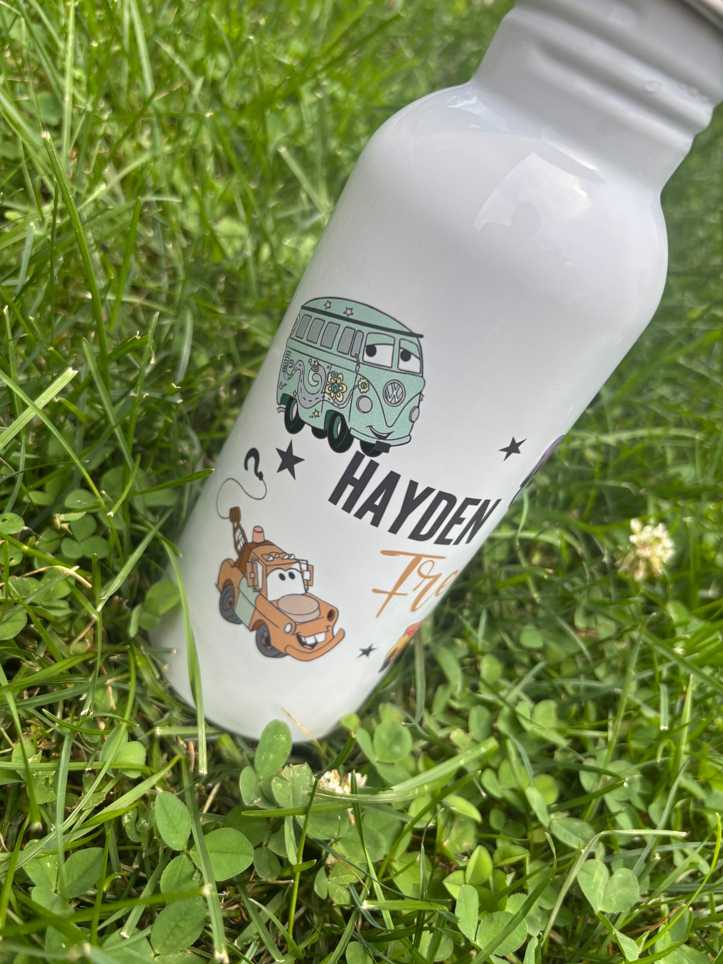 Mater & Friends Personalized Kids Water Bottle