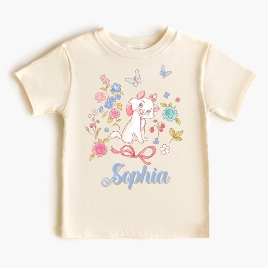Marie Personalized Kids Graphic Tee  | Multiple Colorways