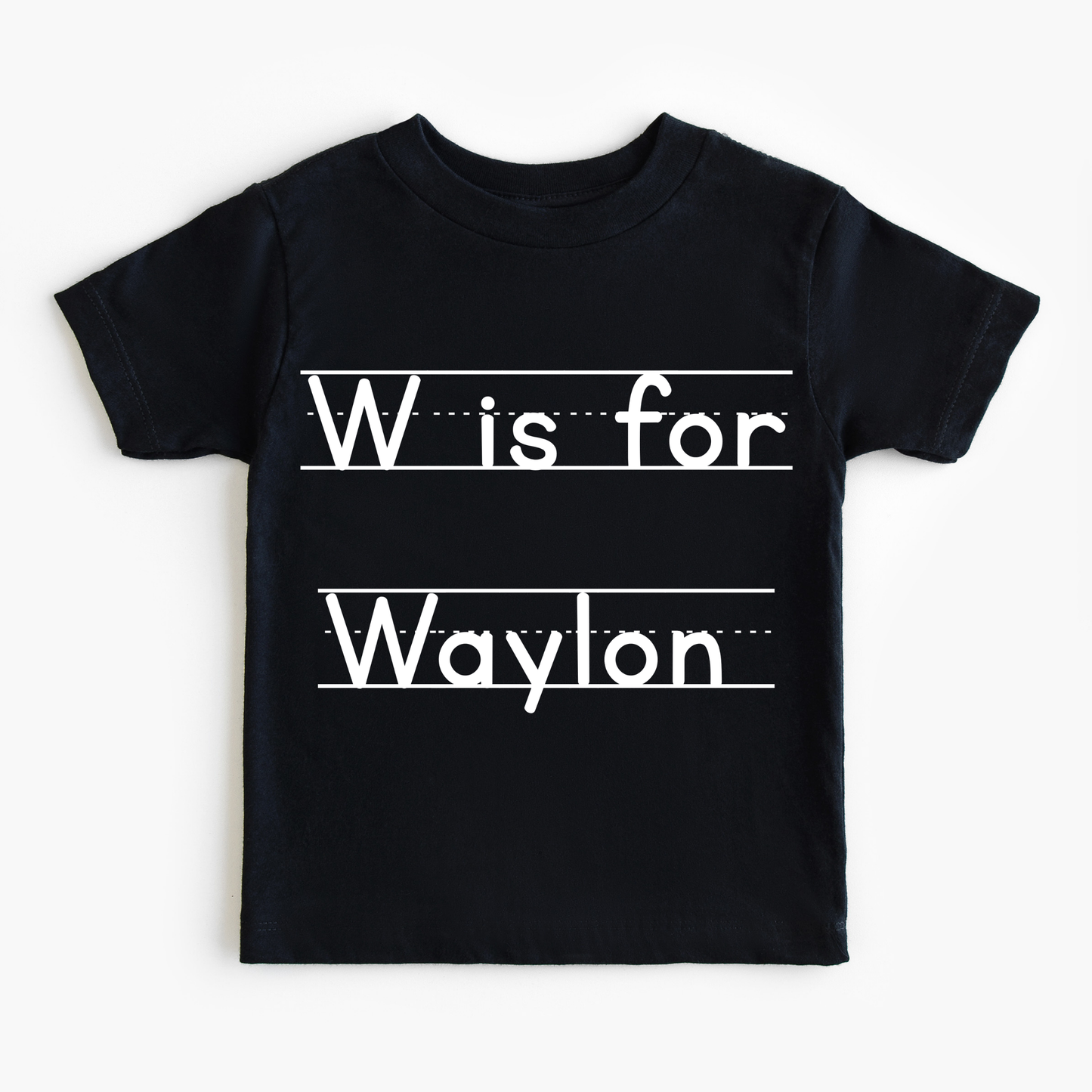 Back To School Personalized My Name Kids Graphic Tee  | Multiple Colorways