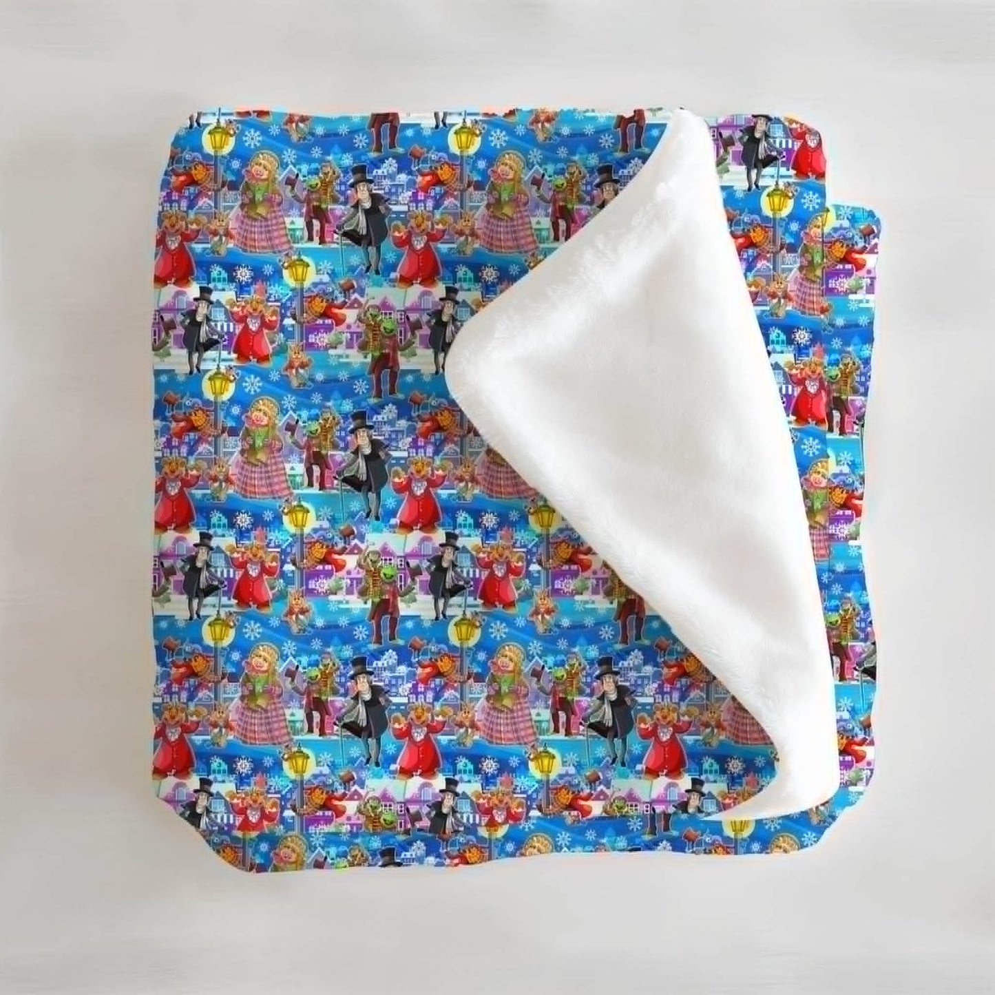 Muppets A Christmas Carol Minky Blanket
