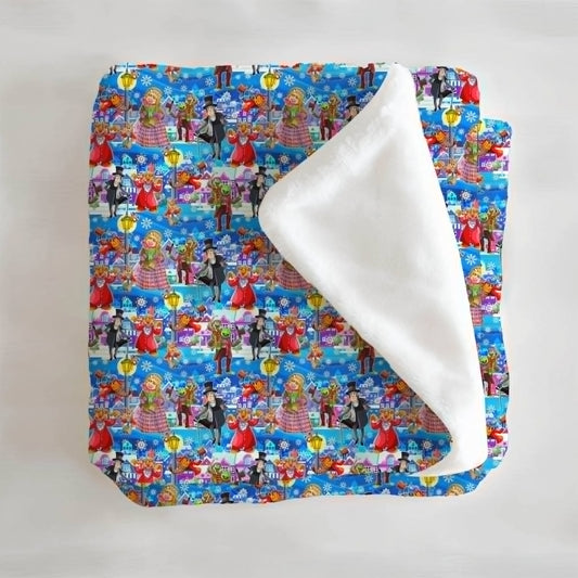 Muppets A Christmas Carol Minky Blanket