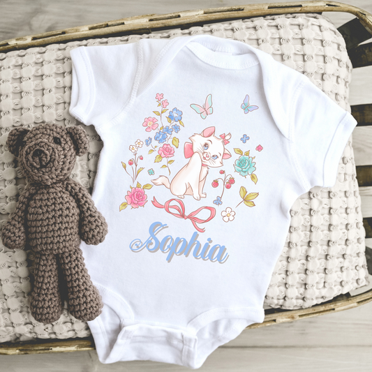 Marie Personalized Graphic Bodysuit | Multiple Colorways