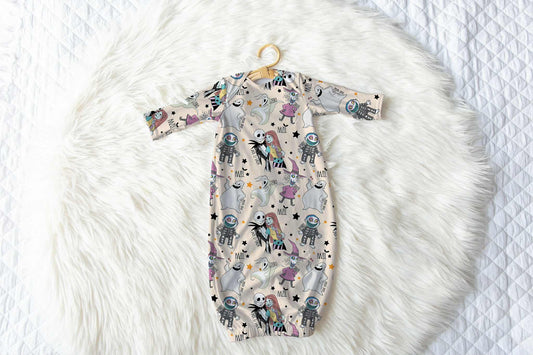 This Is Halloween! Halloween Personalized Name Infant Gown
