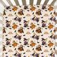 Monkey-Ween Halloween Personalized Crib Sheet