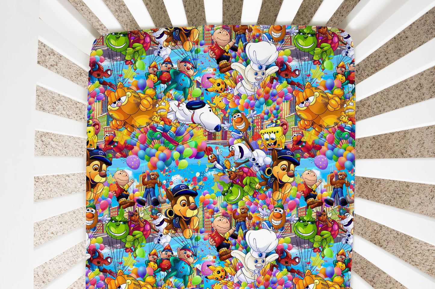 Macy's Thanksgiving Parade Crib Sheet
