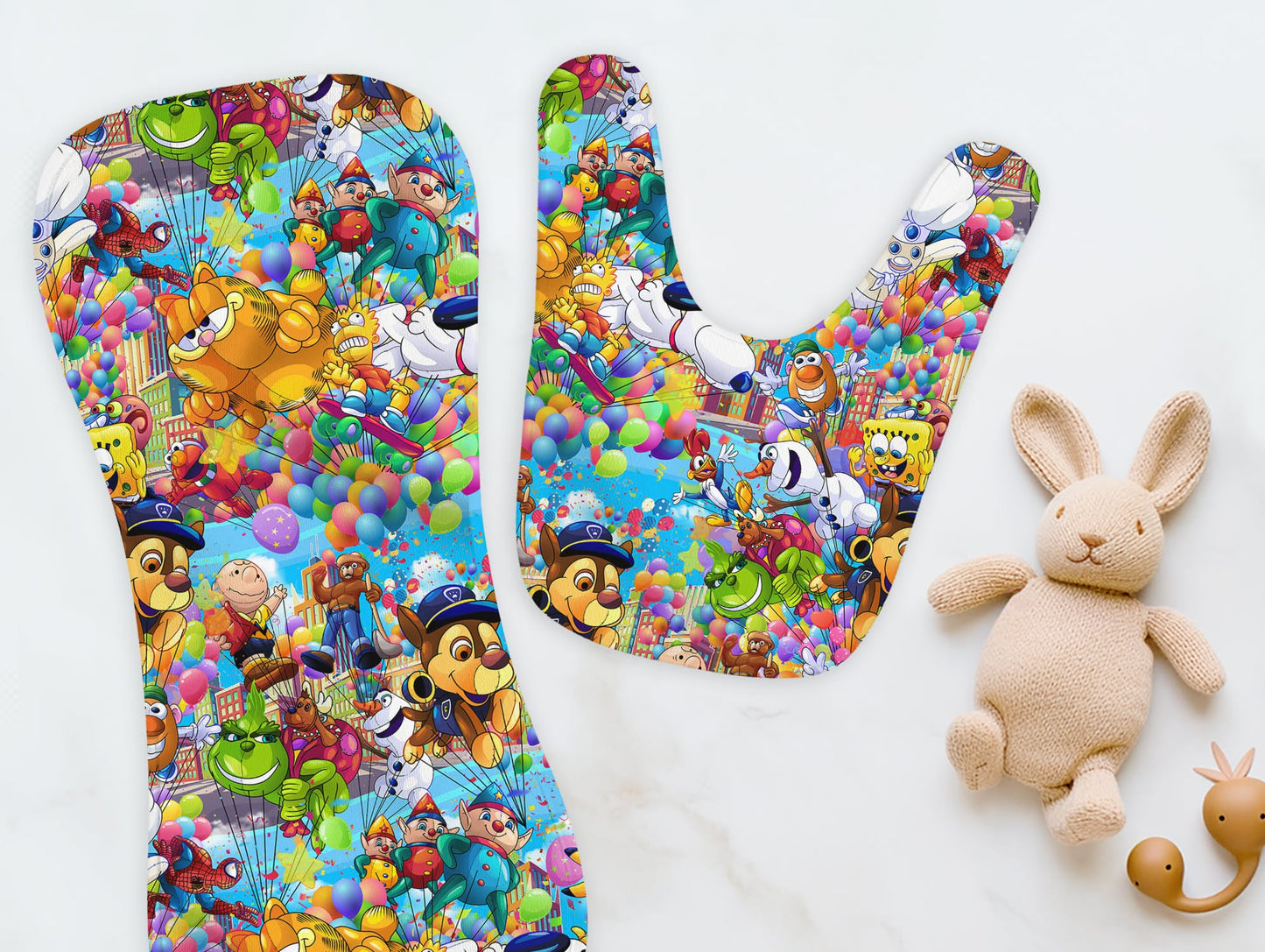 Macy's Thanksgiving Parade Burp Cloth & Bib