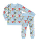 Books & Bows Personalized Jersey Jams |Two-Piece Loungewear Set