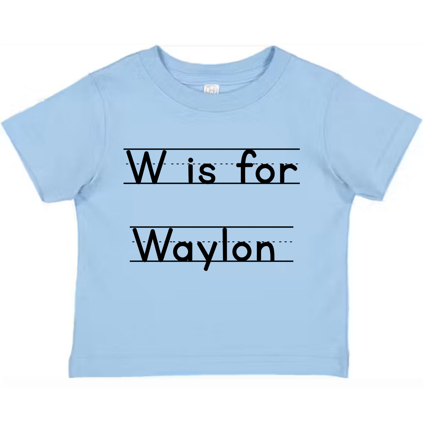 Back To School Personalized My Name Kids Graphic Tee  | Multiple Colorways