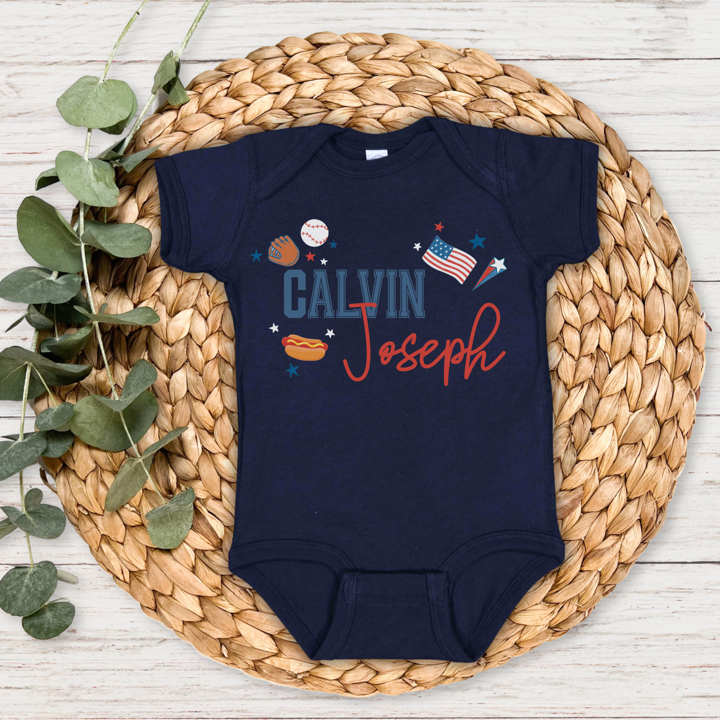 Take Me Out To The Ballgame Personalized Graphic Bodysuit | Multiple Colorways